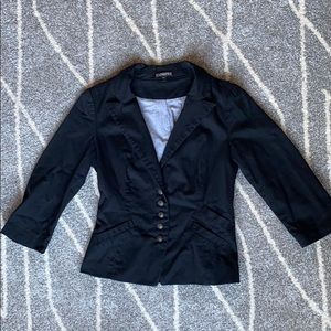 Express 3/4 Sleeve Cloth Blazer